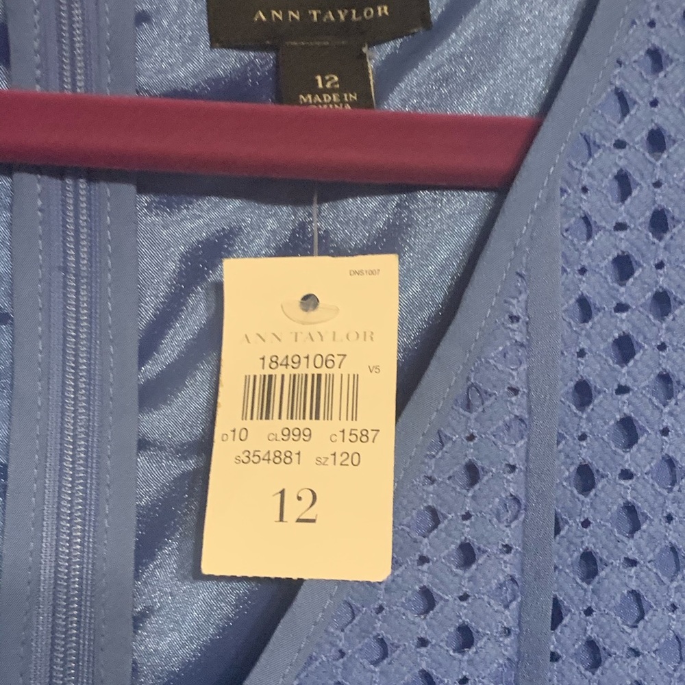 Ann Taylor Blue Dress - New With Tags